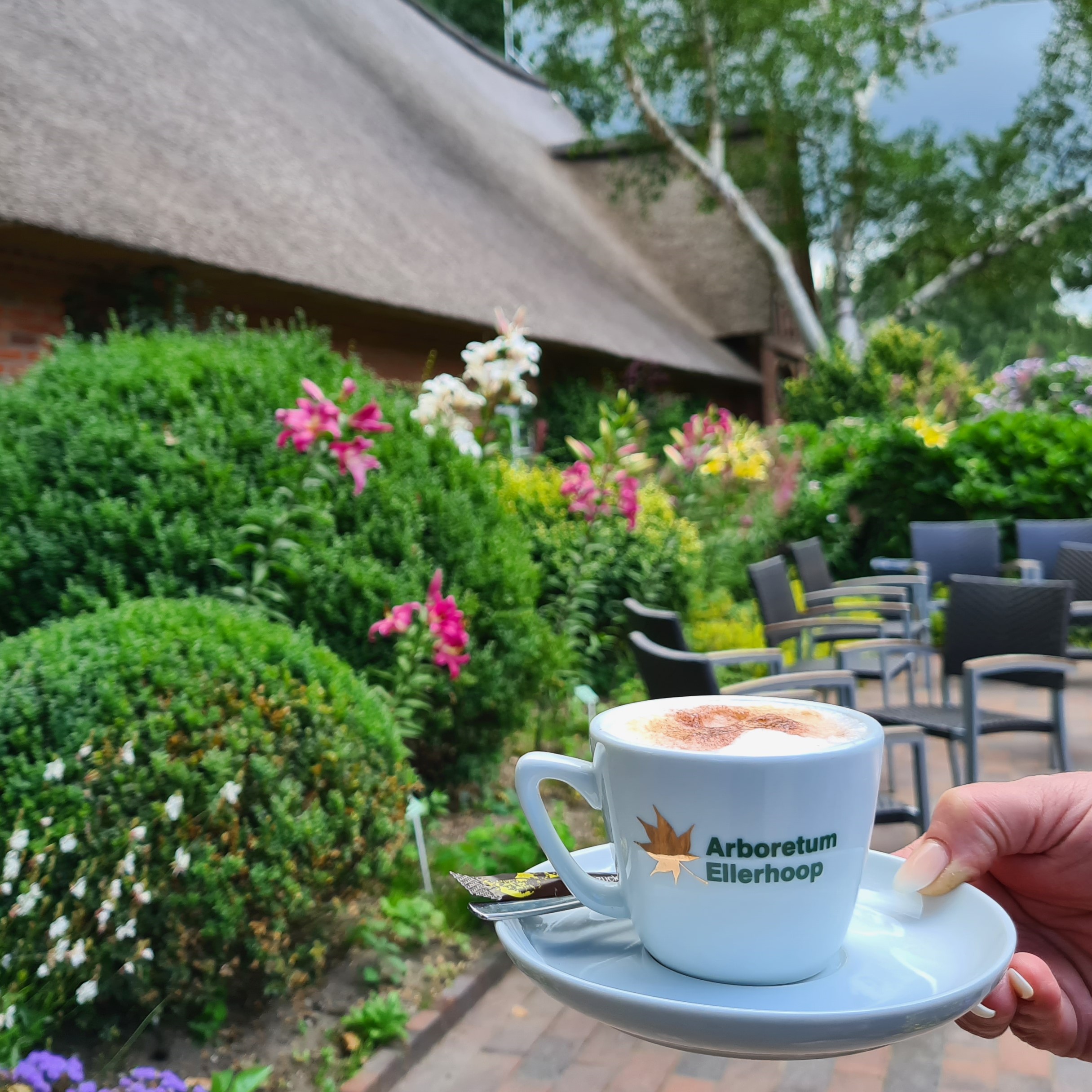 Eingang zum Café im Münserhof